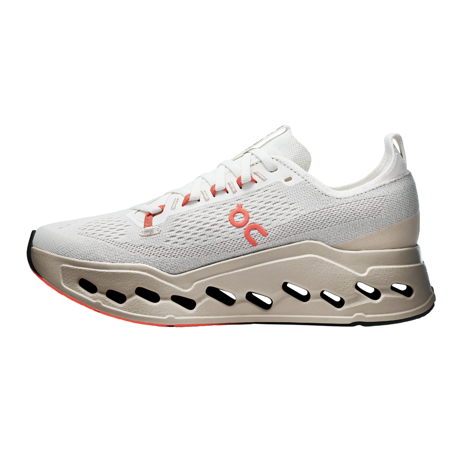 ON Cloudsurfer Max Women's FOOTWEAR - Mens Neutral Cushioned IVORY/SALMON