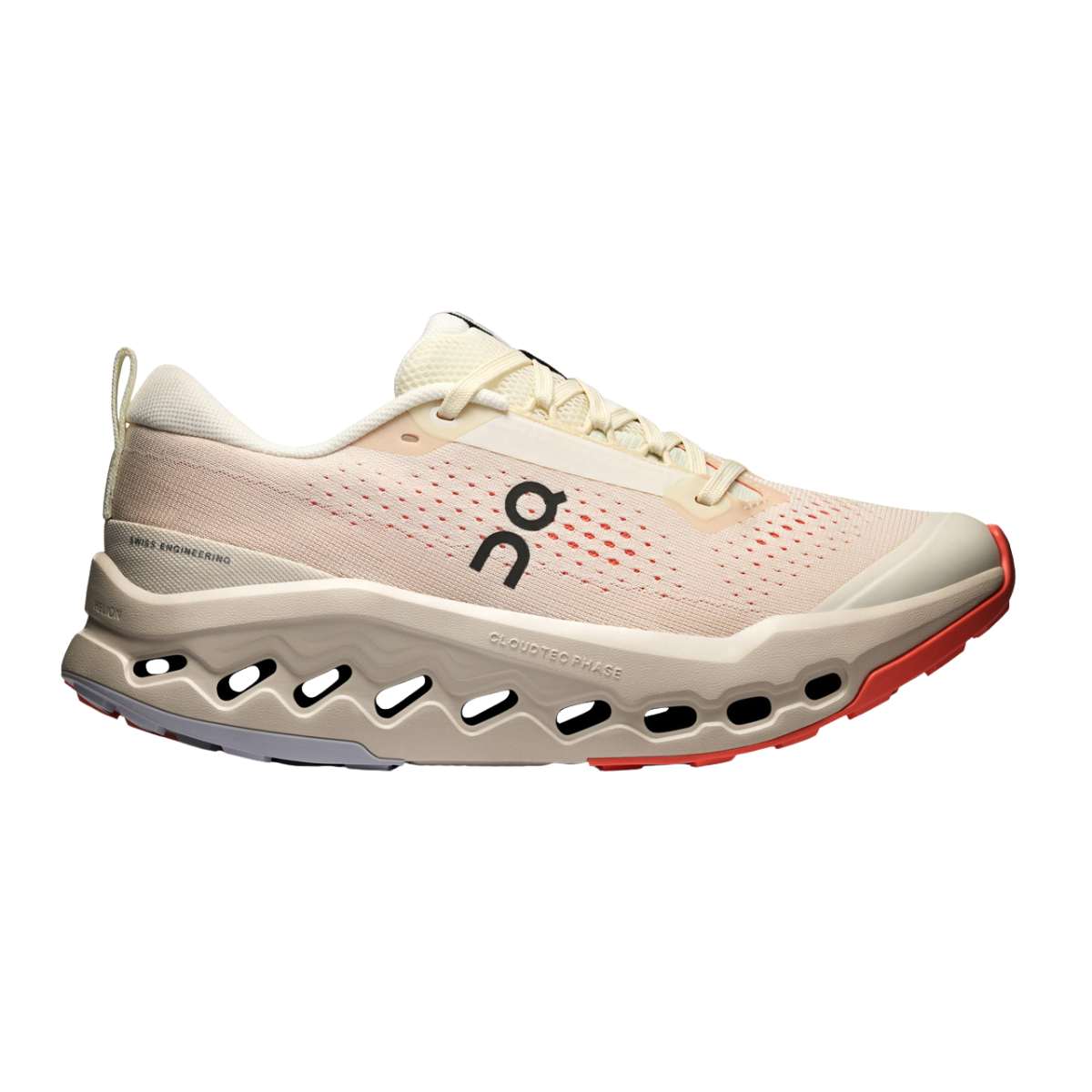 ON Cloudsurfer Trail 2 Womens FOOTWEAR - Womens Trail IVORY/SALMON