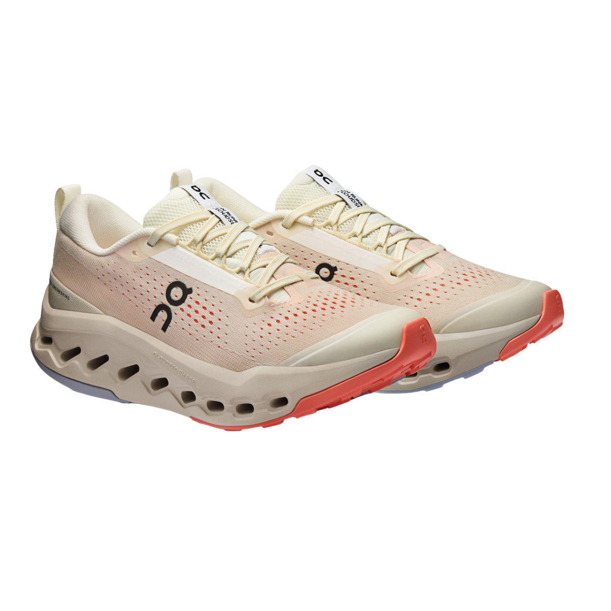 ON Cloudsurfer Trail 2 Womens FOOTWEAR - Womens Trail IVORY/SALMON