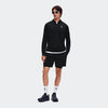 ON Core 1/4 Zip Mens APPAREL - Mens Long Sleeve Tops BLACK