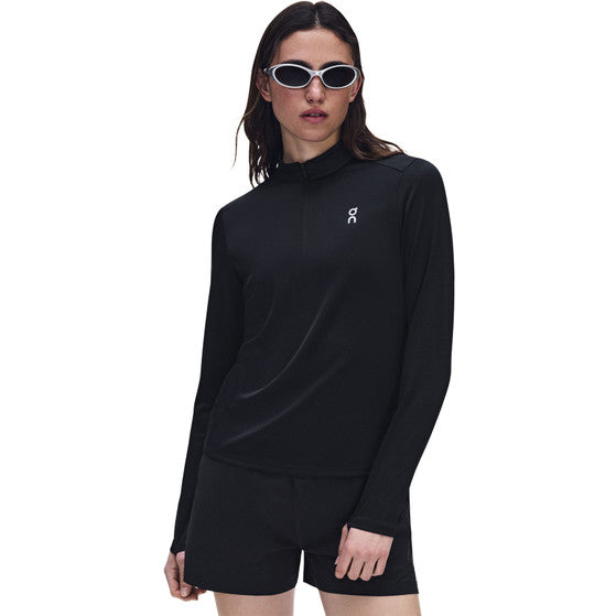 ON Core 1/4 Zip Womens APPAREL - Womens Long Sleeve Tops BLACK