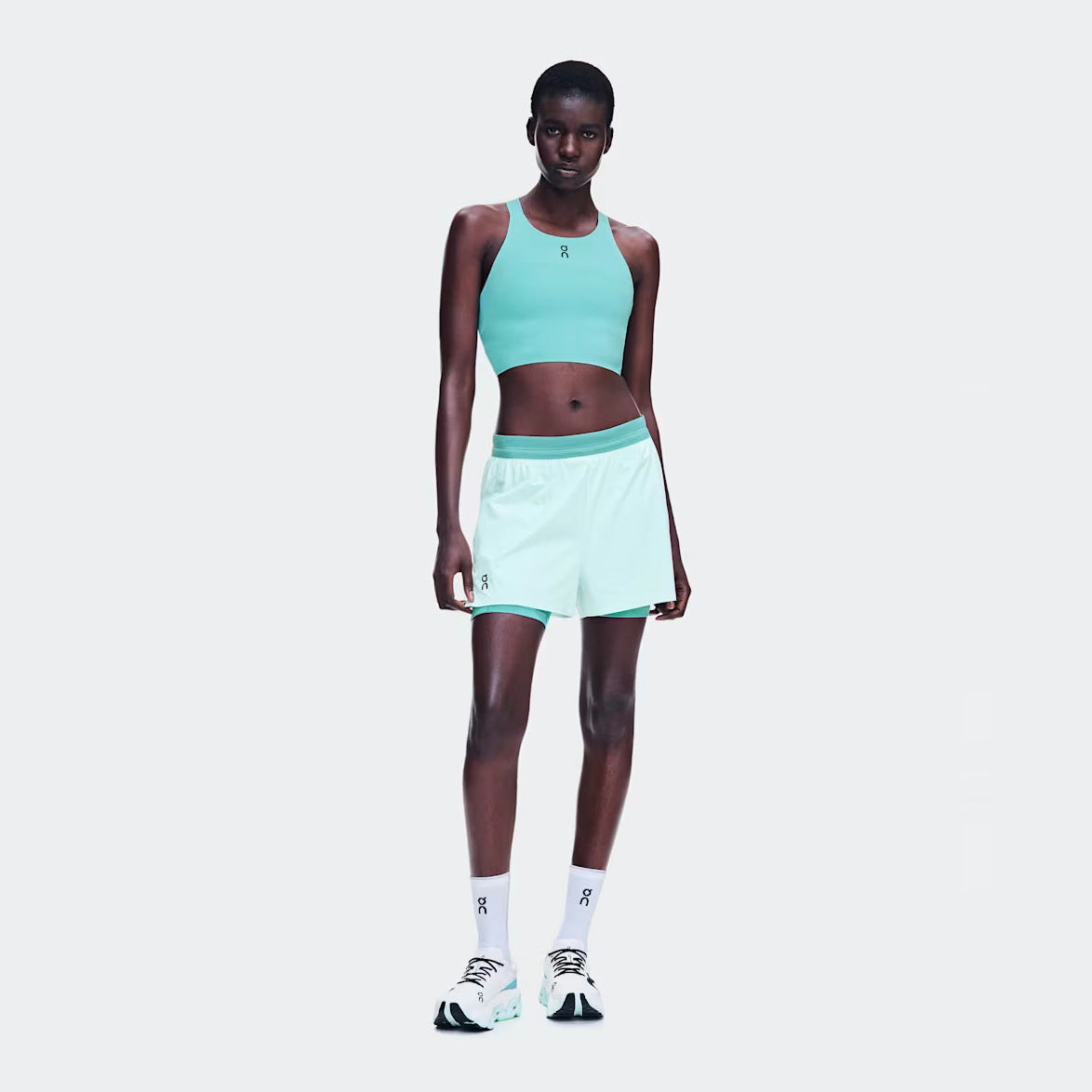 ON Performance Crop Womens APPAREL - Womens Crops AQUAMARINE