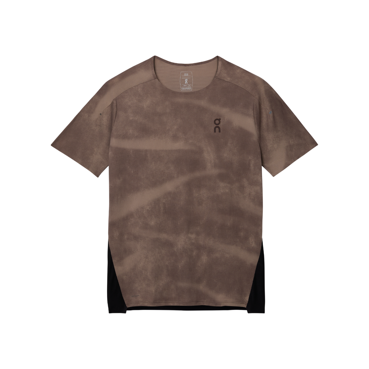 ON Performance-T AOP Mens APPAREL - Mens T-Shirts CINDER/BLACK