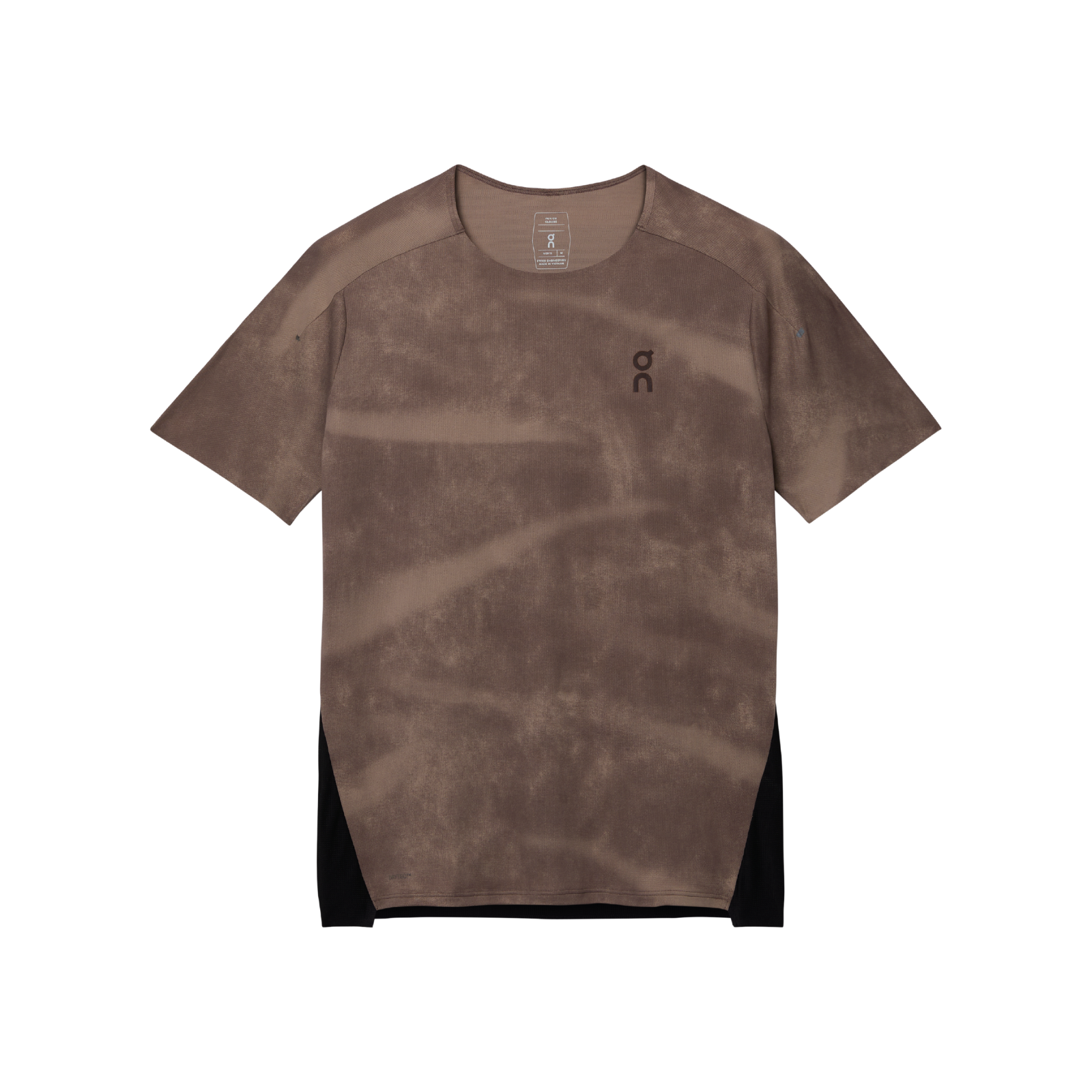 ON Performance-T AOP Mens APPAREL - Mens T-Shirts CINDER/BLACK