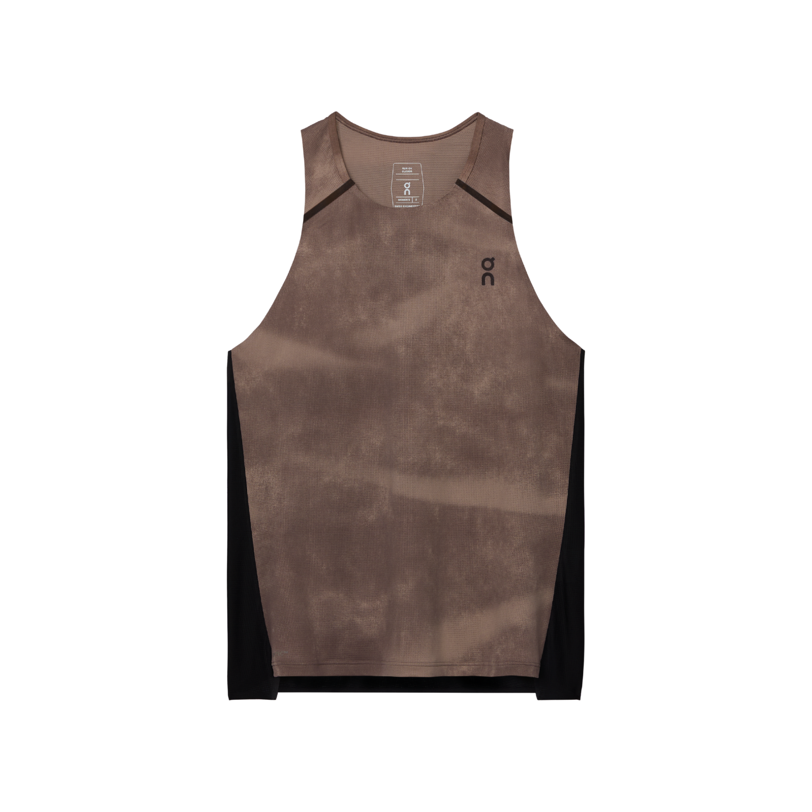 ON Performance Tank AOP Womens APPAREL - Womens Tanks CINDER/BLACK