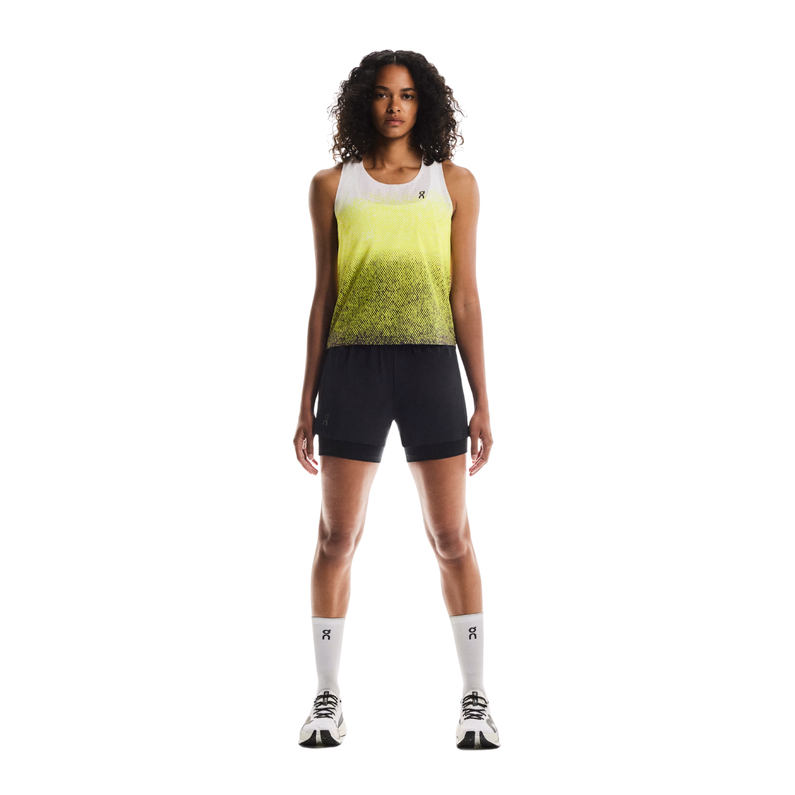 ON Race Singlet Women's APPAREL - Womens Tights LIME