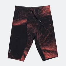 ON Race Tights Half Mens APPAREL - Mens Shorts BLACK/FLAME