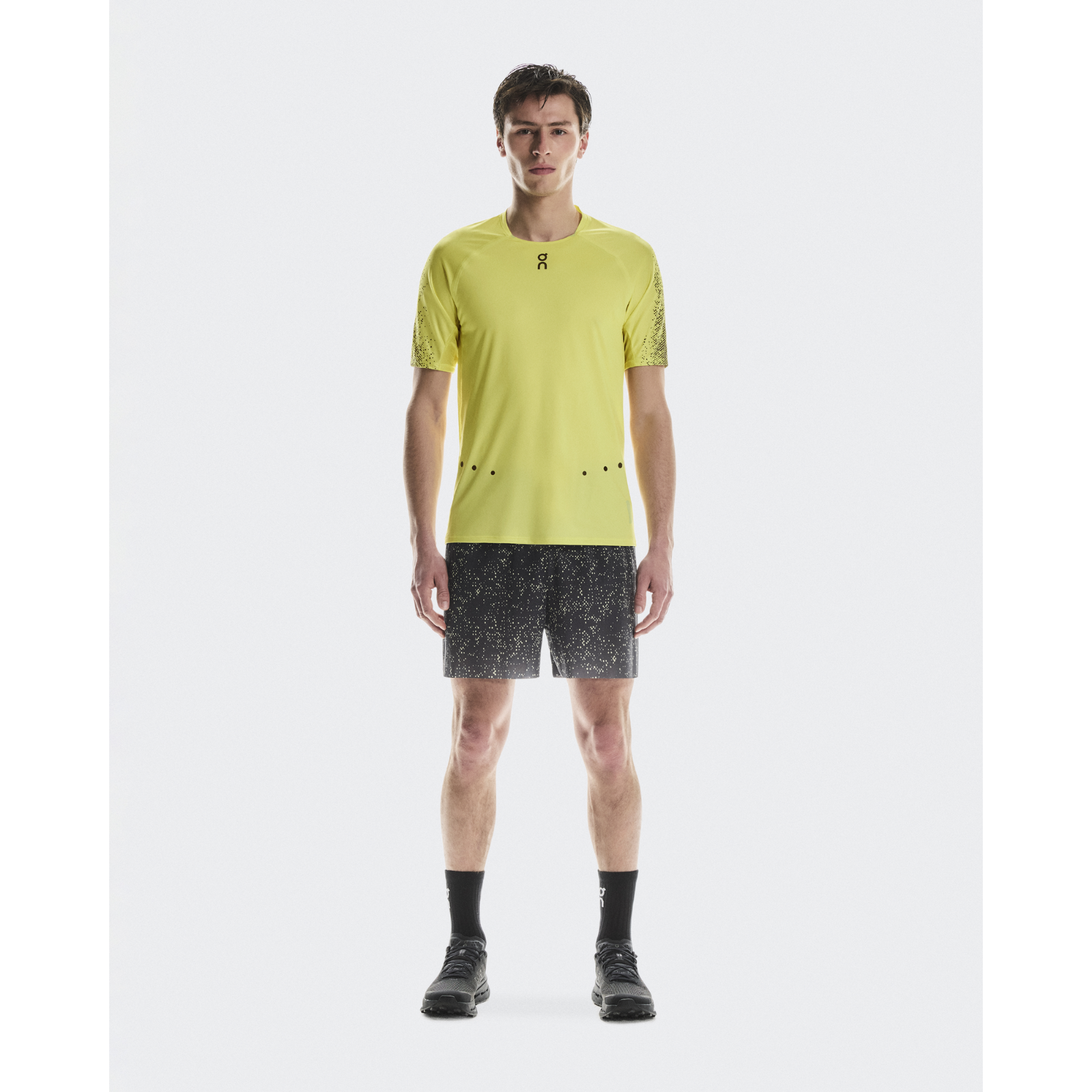 ON Ultra-T Men's APPAREL - Mens T-Shirts LIMELIGHT/GREY