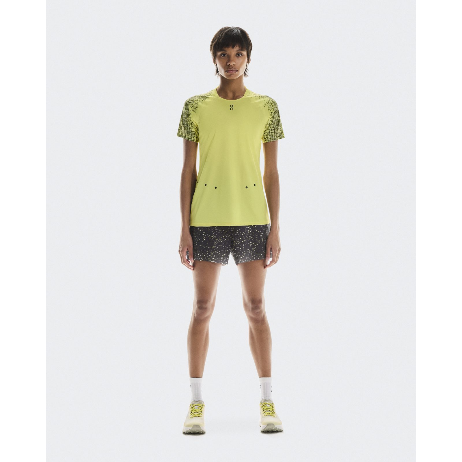 ON Ultra-T Women's APPAREL - Mens T-Shirts LIMELIGHT/GREY