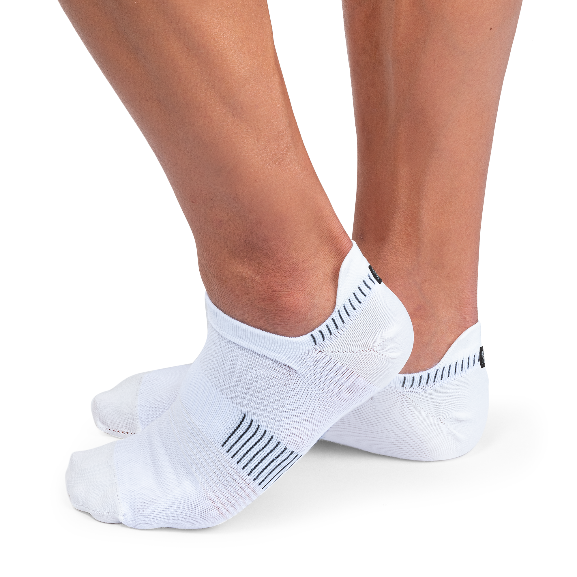 ON Ultralight Low Sock Mens GEAR - Socks WHITE/BLACK