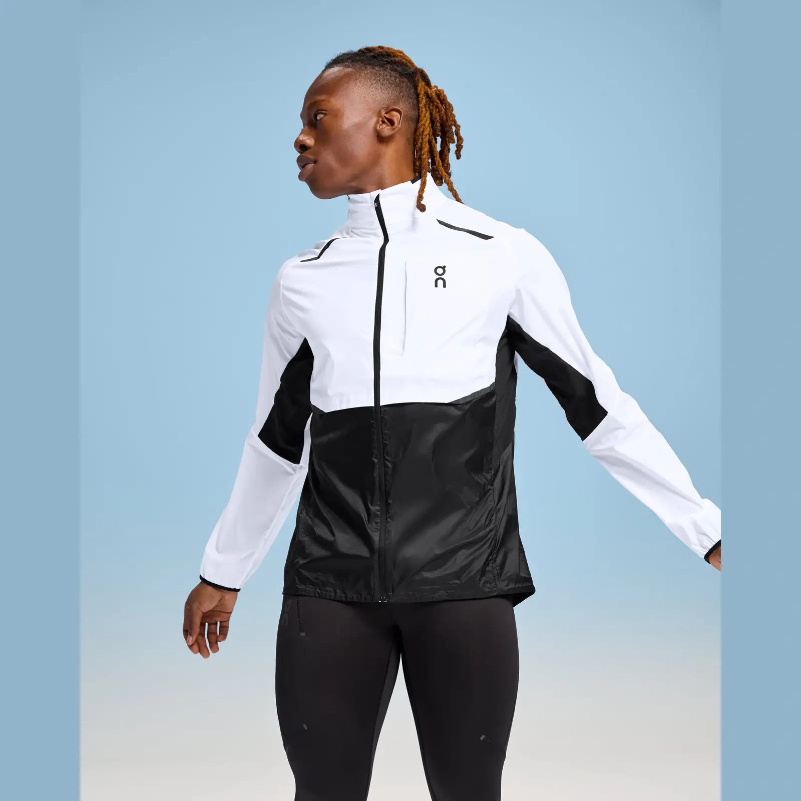 ON Weather Jacket Mens APPAREL - Mens Jackets WHITE/BLACK