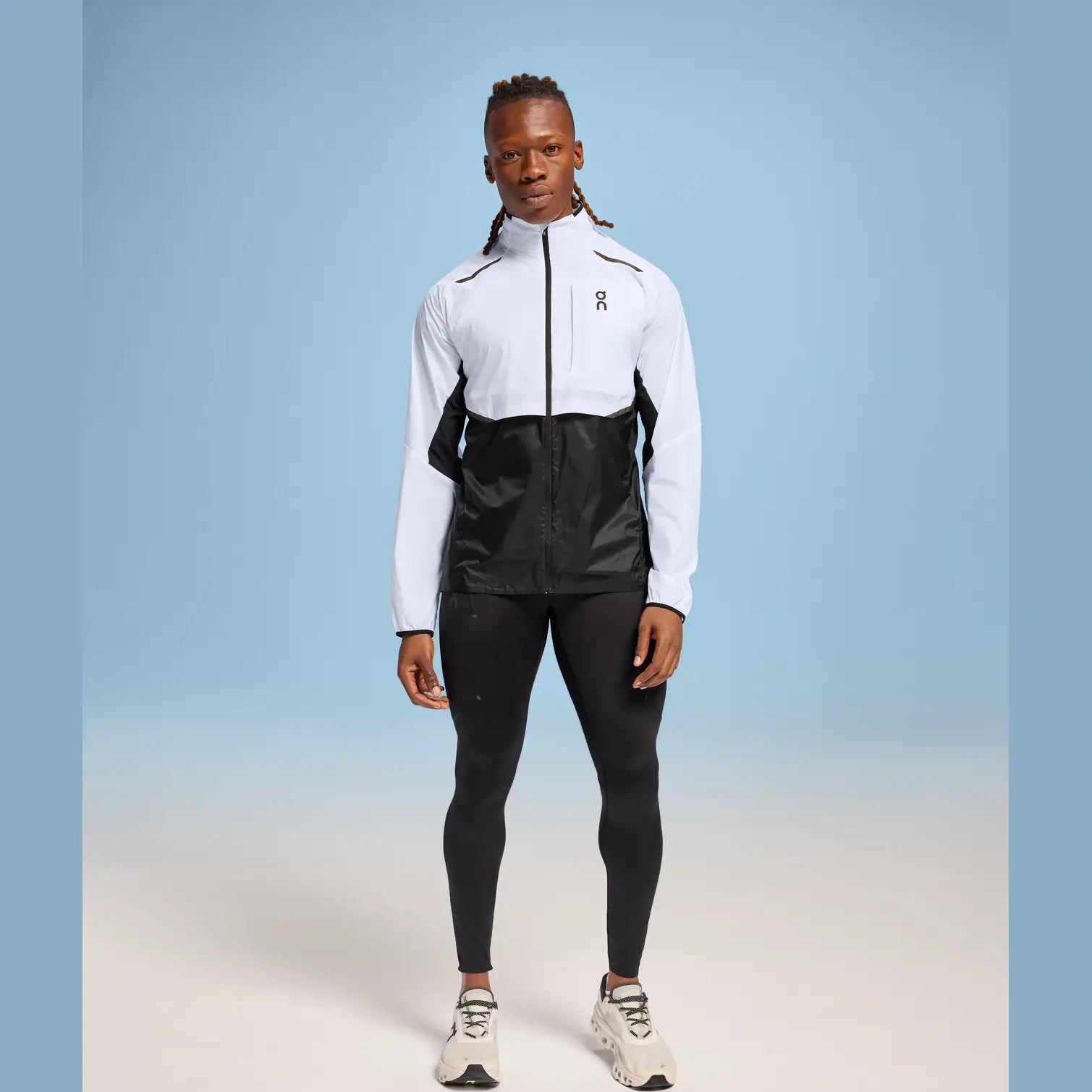 ON Weather Jacket Mens APPAREL - Mens Jackets WHITE/BLACK