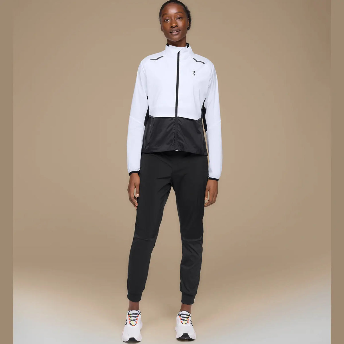 ON Weather Jacket Womens APPAREL - Womens Jackets WHITE/BLACK