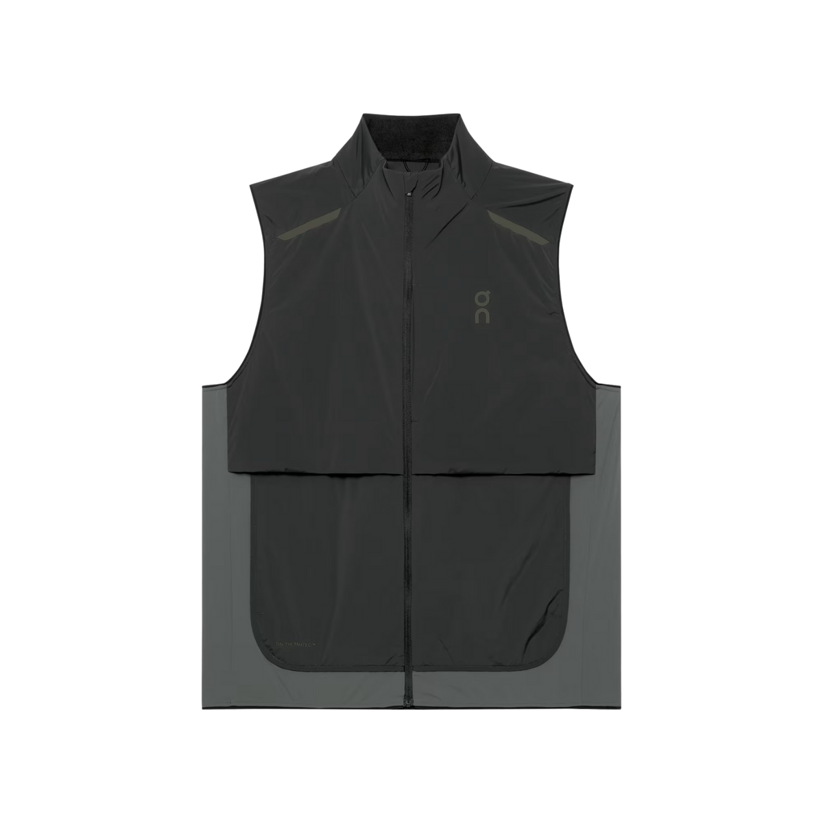 ON Weather Vest Mens APPAREL - Mens Jackets BLACK/ECLIPSE