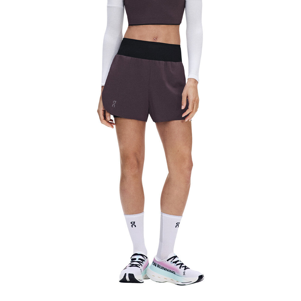 ON Zero 2-in-1 Shorts Womens APPAREL - Womens Shorts URCHIN/BLACK