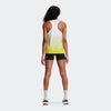ON Zero Singlet Women's APPAREL - Womens Tanks WHITE/LIME