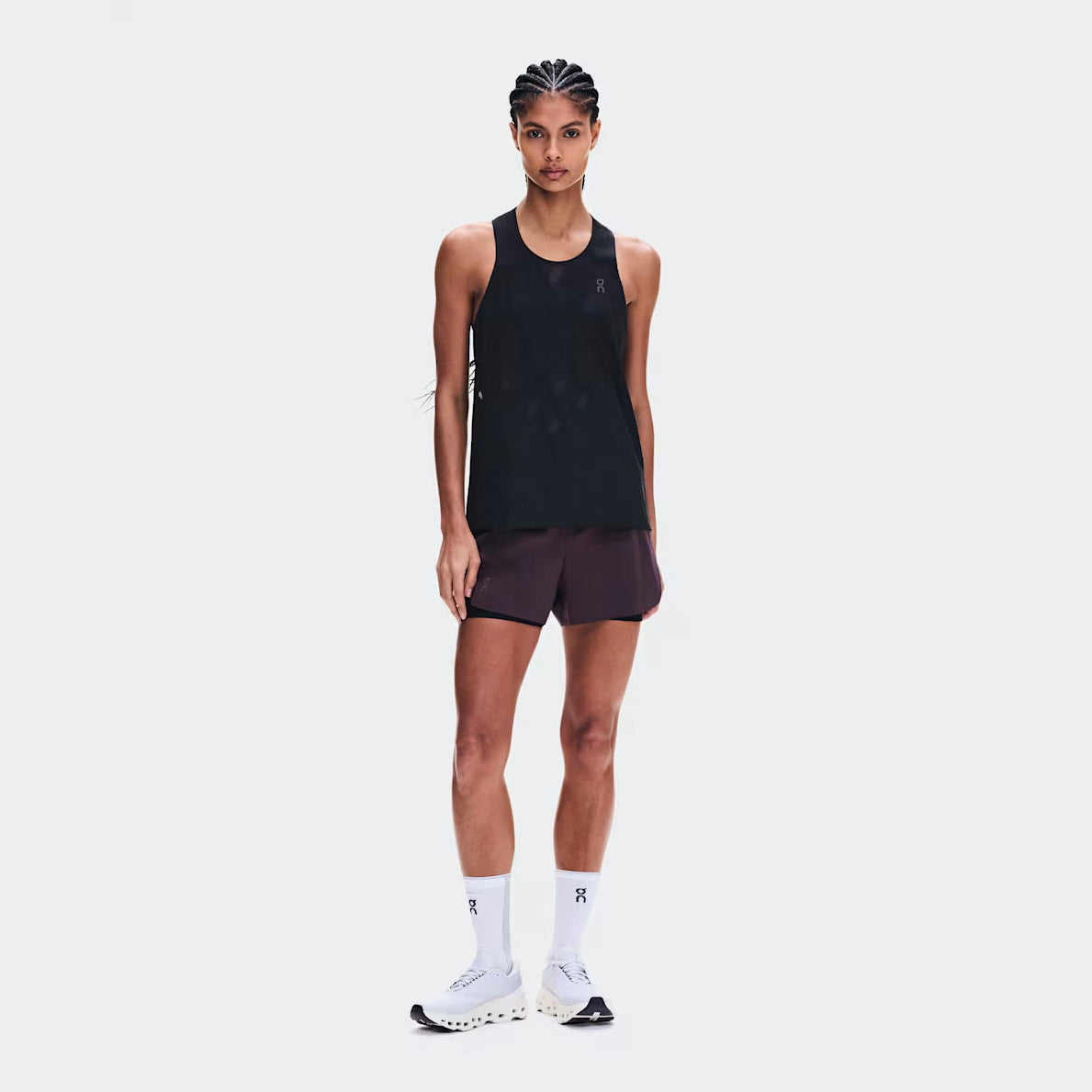 ON Zero Tank Breathe Womens APPAREL - Womens Tanks BLACK
