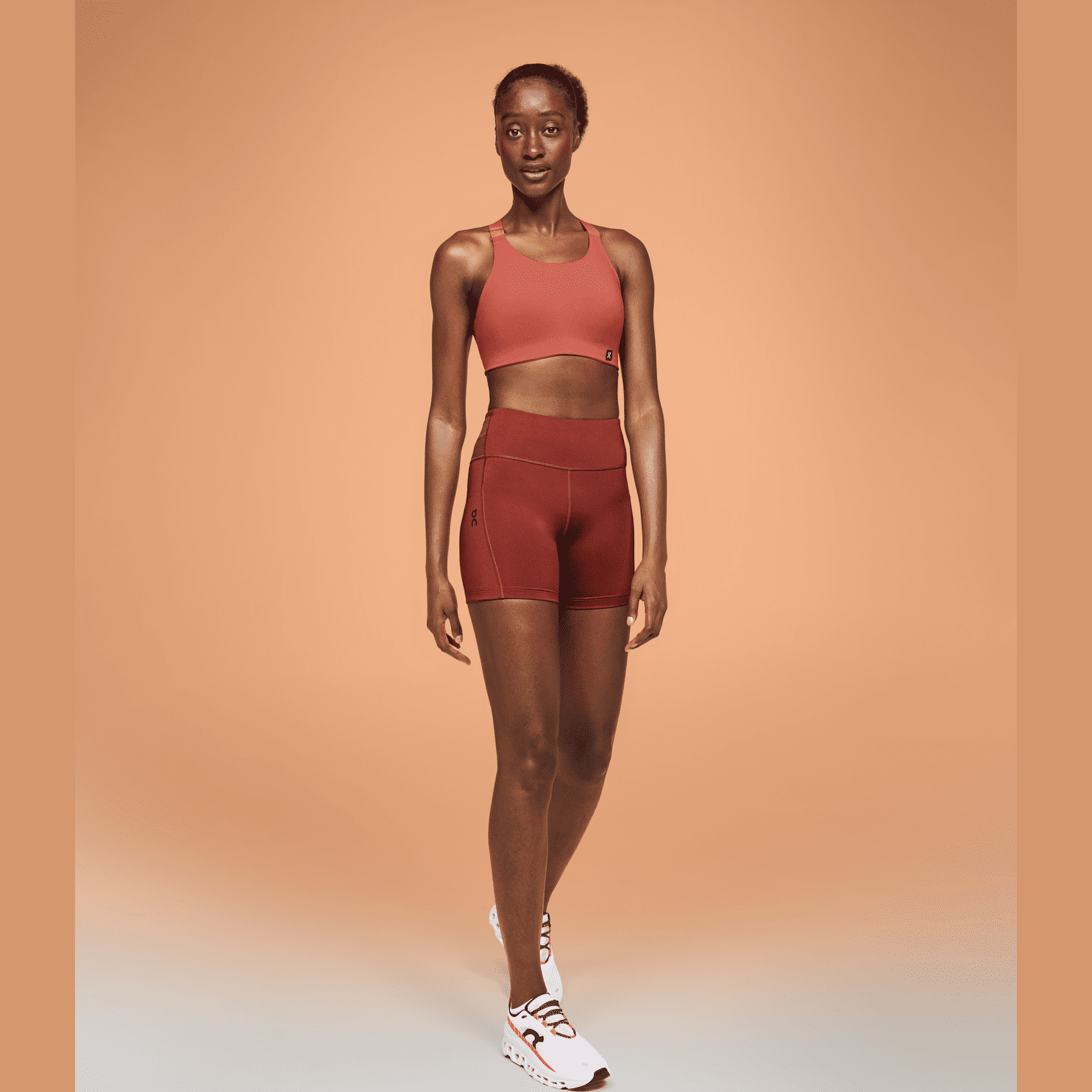 ON Endurance Bra Womens APPAREL - Womens Bras AURBURN/RUBY