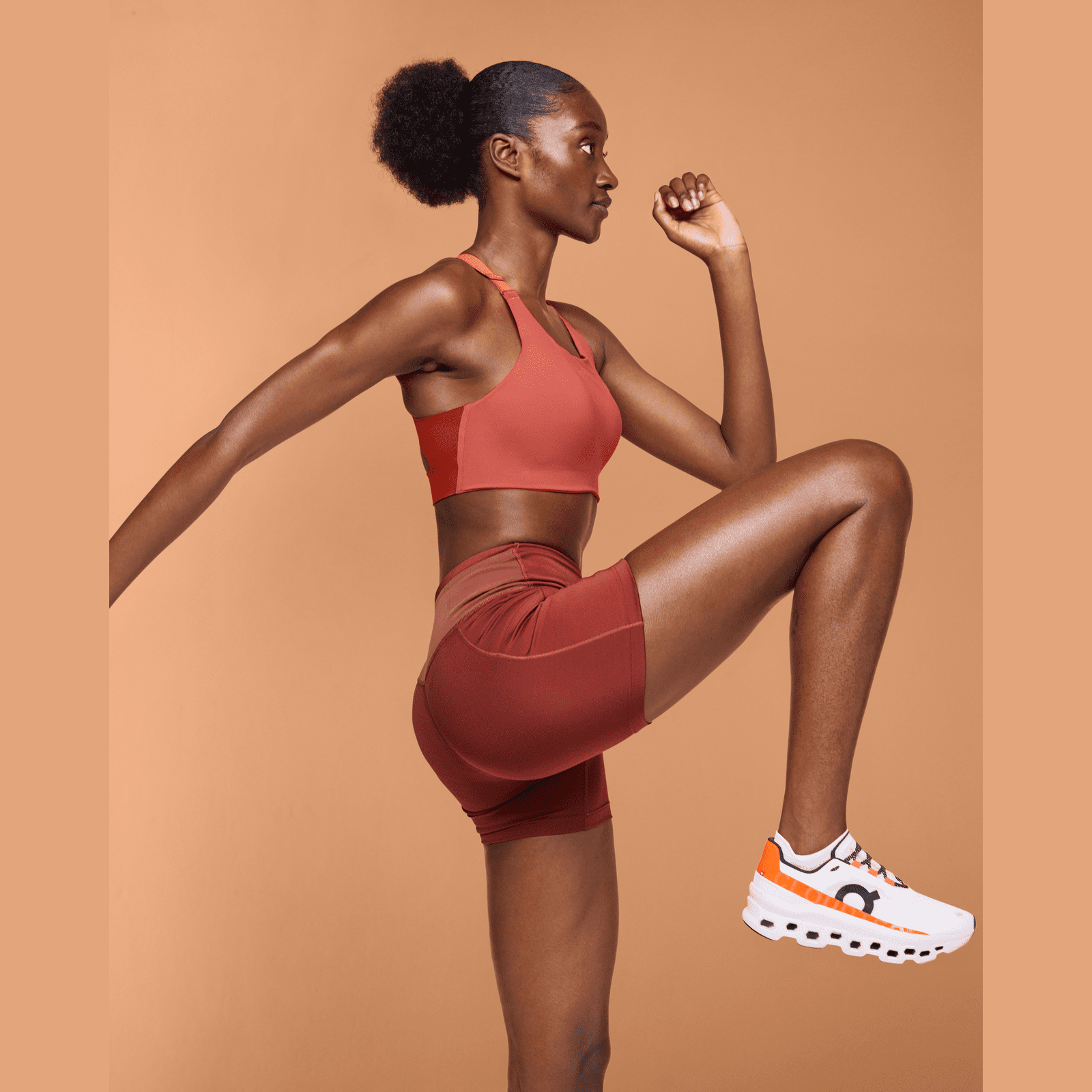 ON Endurance Bra Womens APPAREL - Womens Bras AURBURN/RUBY