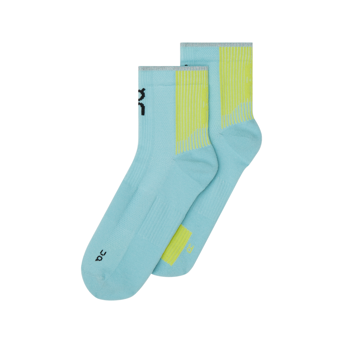 On Performance Run Mid Sock Unisex GEAR - Socks WASH/LIME