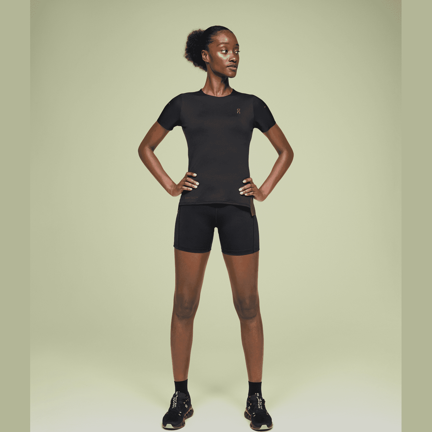 On Performance-T Womens APPAREL - Womens T-Shirts BLACK/ECLIPSE