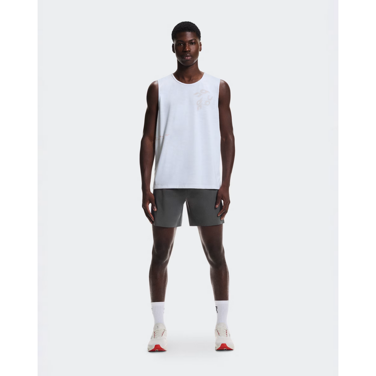 On Run Tank Men's APPAREL - Mens Tanks WHITE