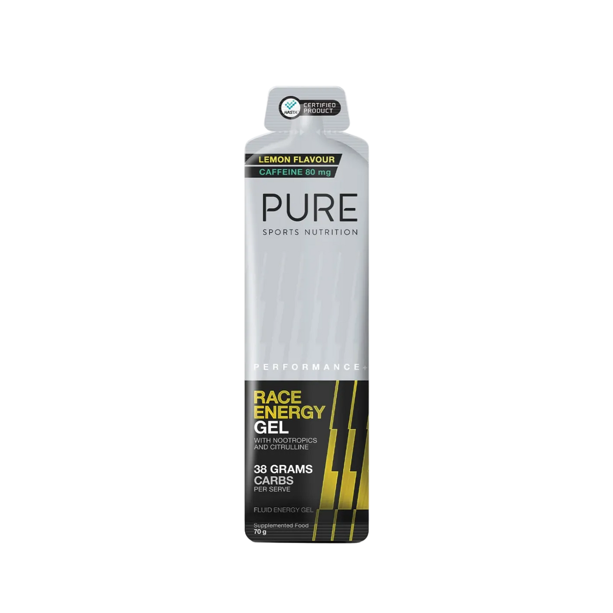PURE Performance + Race Energy Gel (70g) NUTRITION - Energy and Recovery Gels