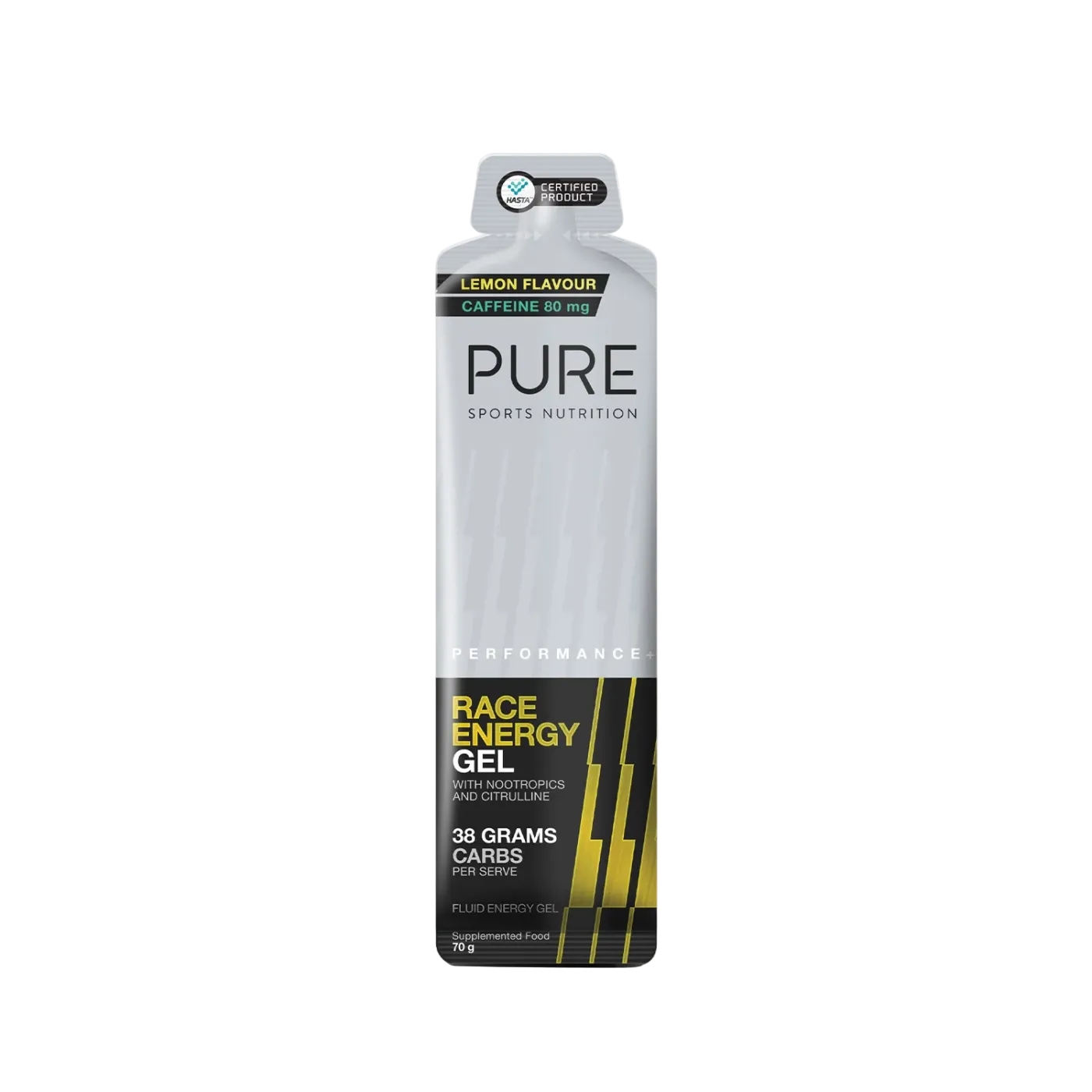 PURE Performance + Race Energy Gel (70g) NUTRITION - Energy and Recovery Gels