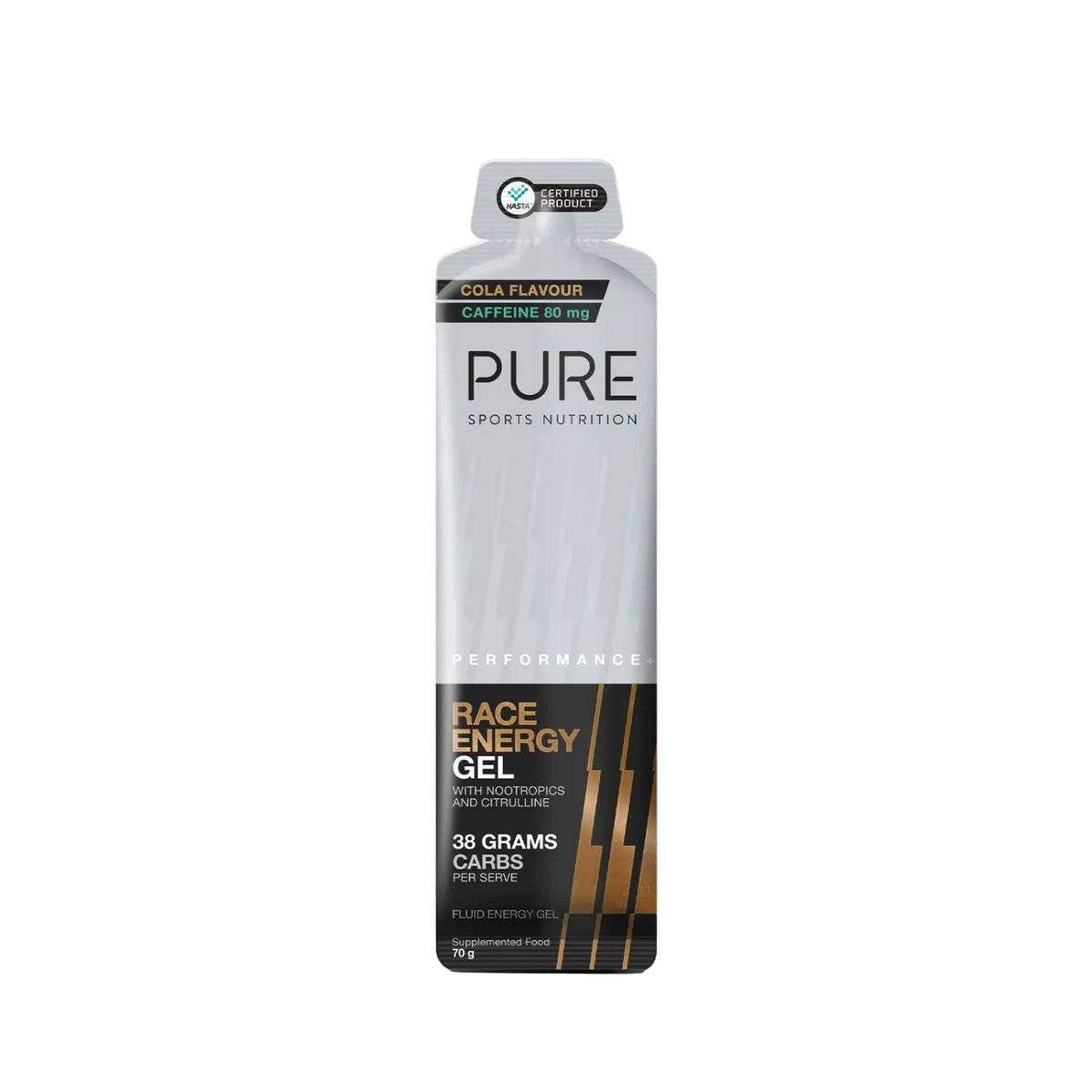 PURE Performance + Race Energy Gel (70g) NUTRITION - Energy and Recovery Gels
