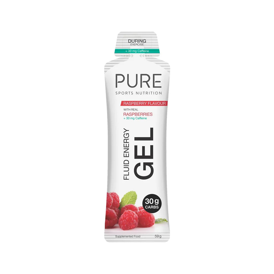 PURE SPORTS NUTRITION Fluid Energy Gel 50g + Caffeine NUTRITION - Energy and Recovery Gels 50g