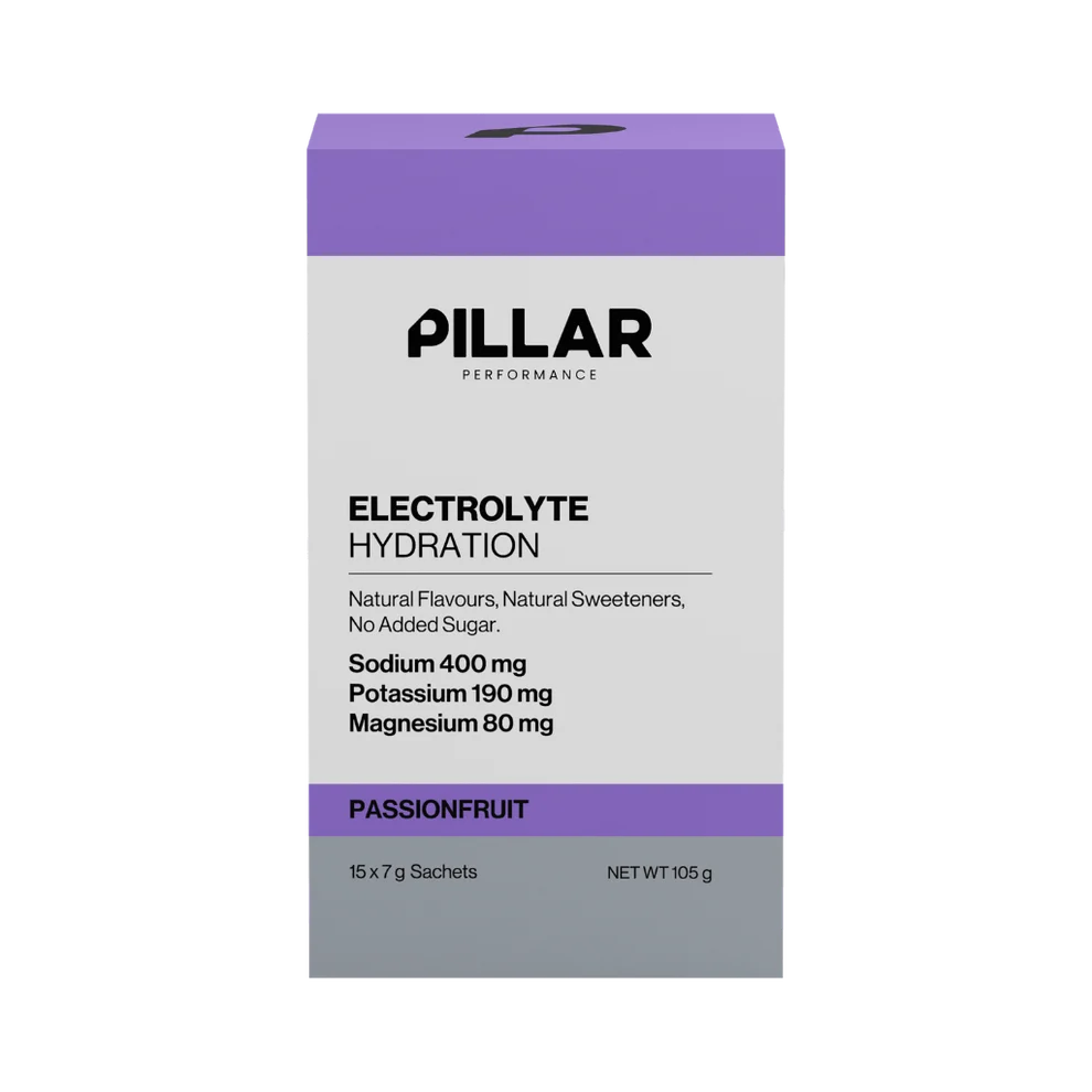 Pillar Performance Electrolyte Hydration NUTRITION - Energy and Recovery Powder SACHET BOX