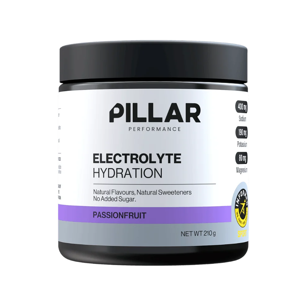 Pillar Performance Electrolyte Hydration NUTRITION - Energy and Recovery Powder JAR