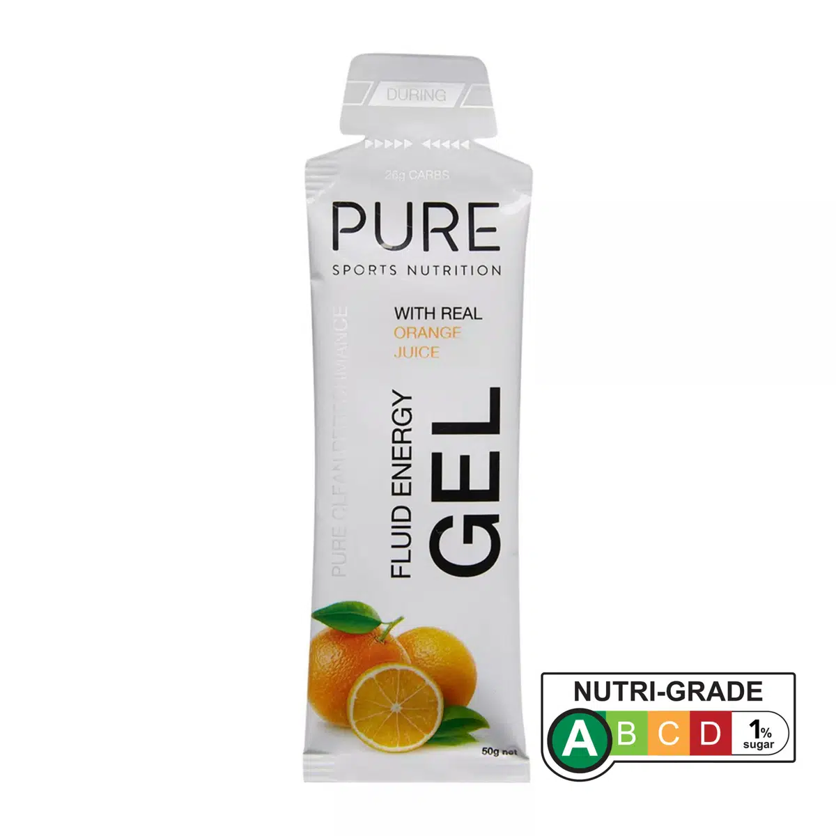 PURE SPORTS NUTRITION Fluid Energy Gel 50g NUTRITION - Energy and Recovery Gels 50g