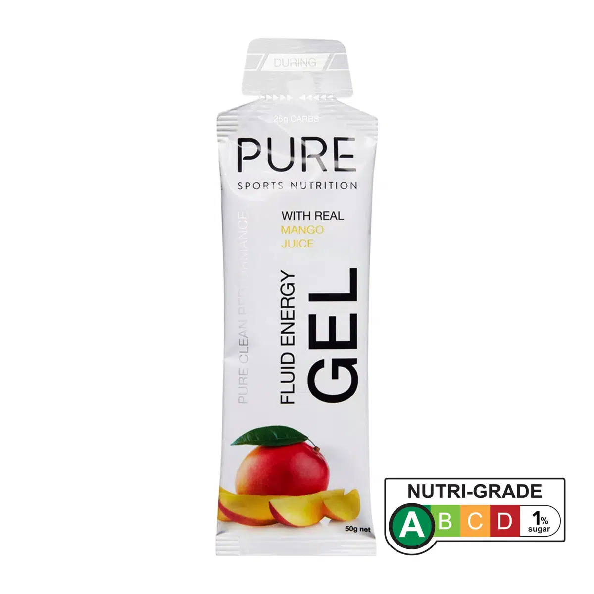 PURE SPORTS NUTRITION Fluid Energy Gel 50g NUTRITION - Energy and Recovery Gels 50g