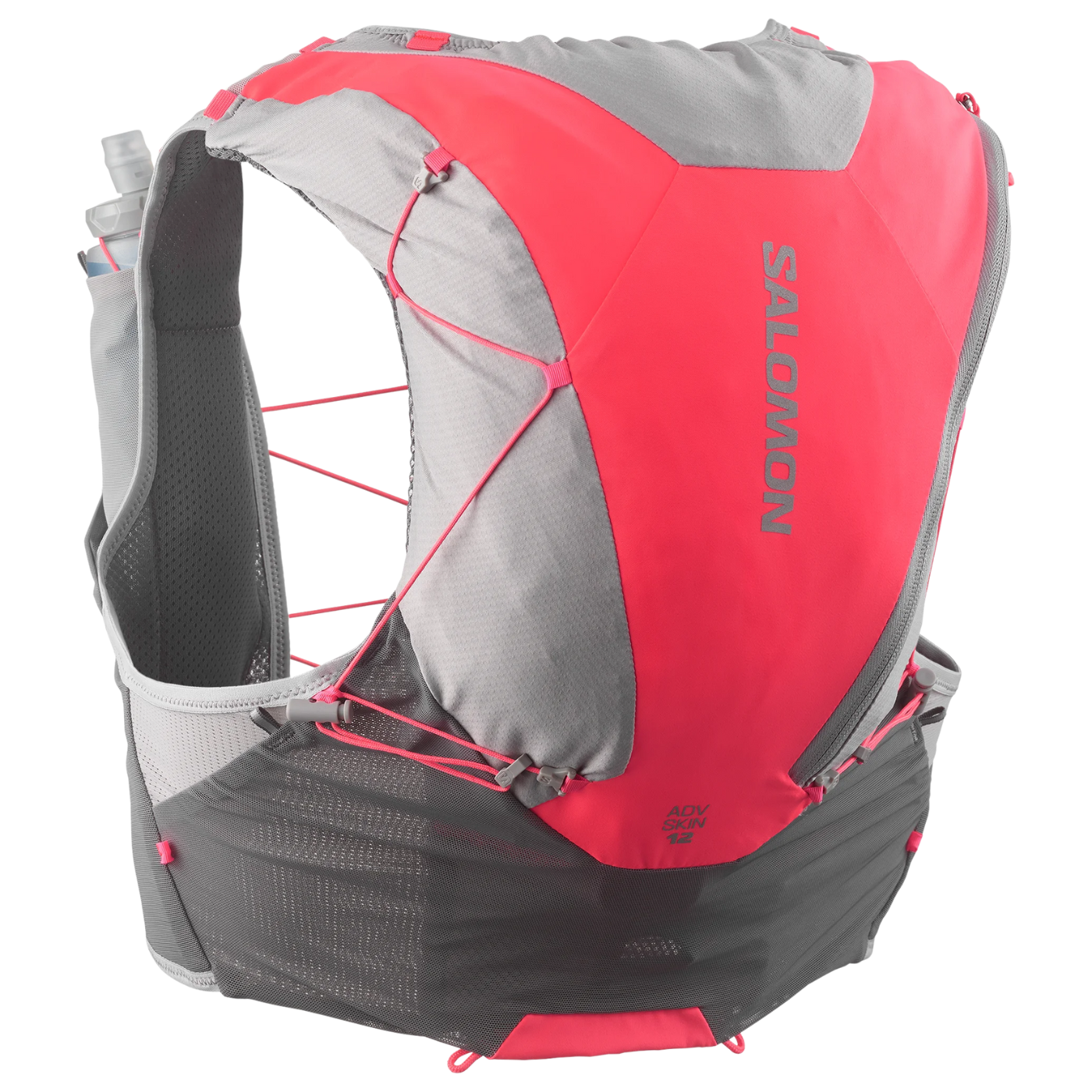 SALOMON ADV Skin 12 Hydration Pack HYDRATION - Packs CASTELROCK / ALLOY / NEON FLAME