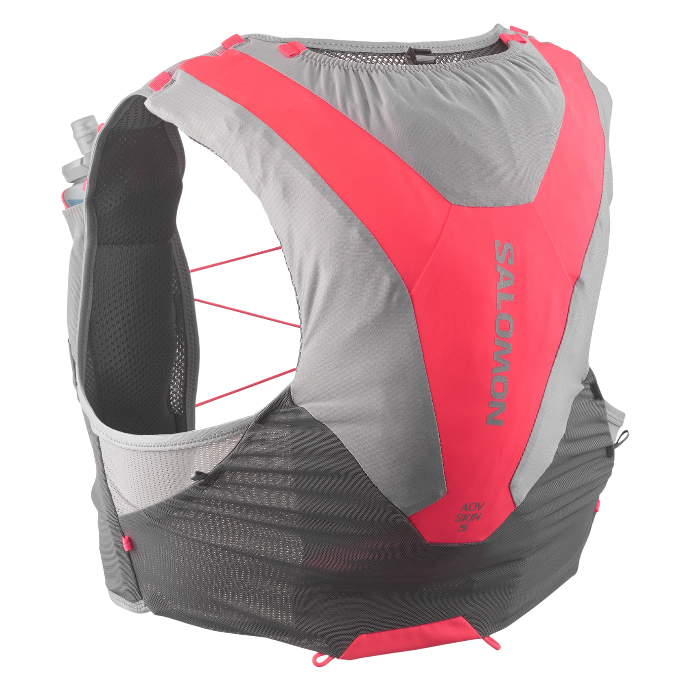 SALOMON ADV Skin 5 Hydration Pack HYDRATION - Packs CASTELROCK / ALLOY / NEON FLAME