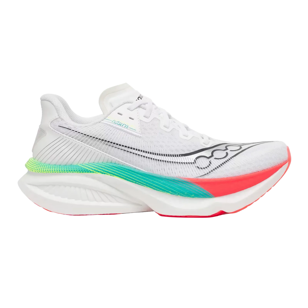 SAUCONY Endorphin Azura Mens FOOTWEAR - Mens Neutral Cushioned WHITE/MULTI