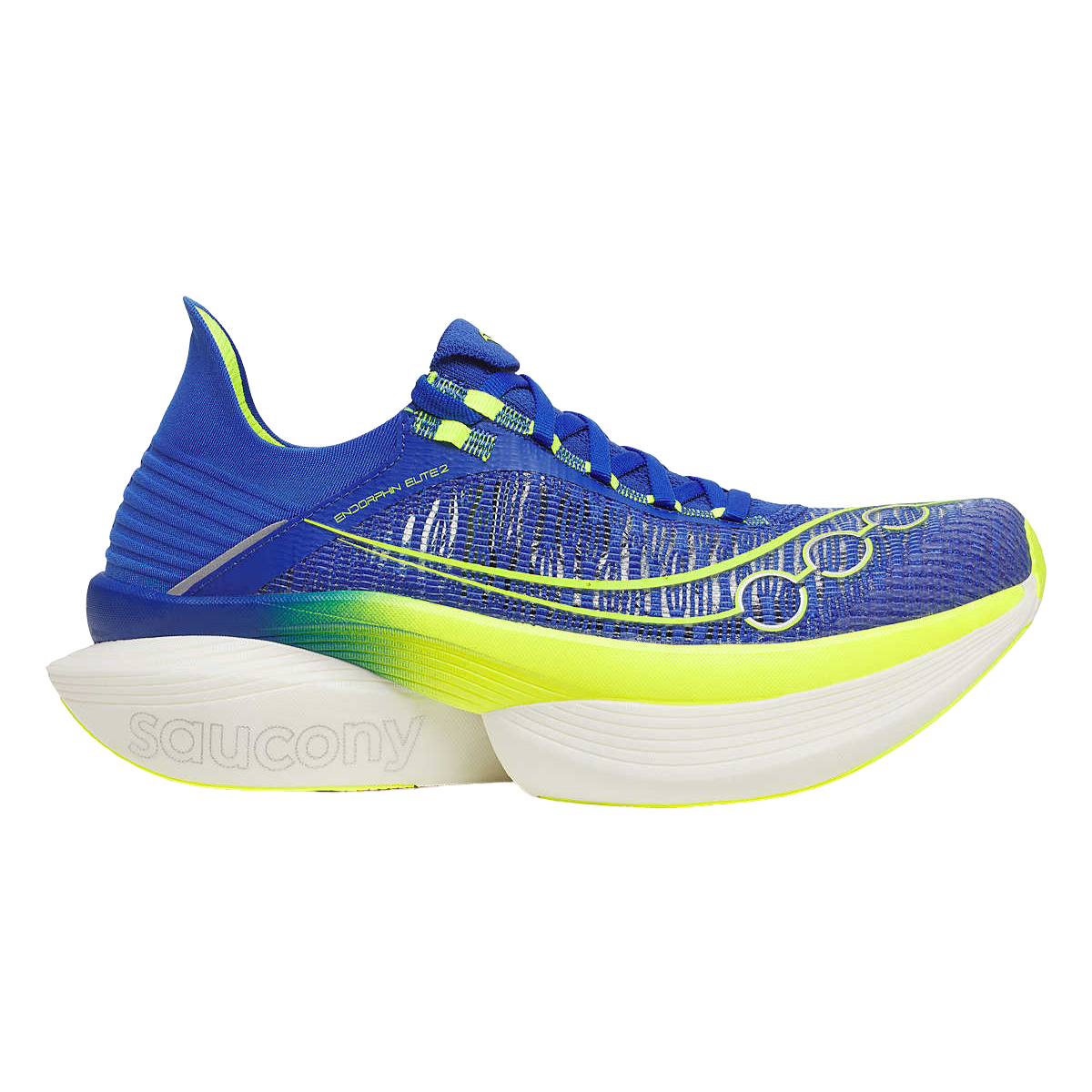 SAUCONY Endorphin Elite 2 Unisex FOOTWEAR - Unisex Carbon Plate LAPIS/CITRON