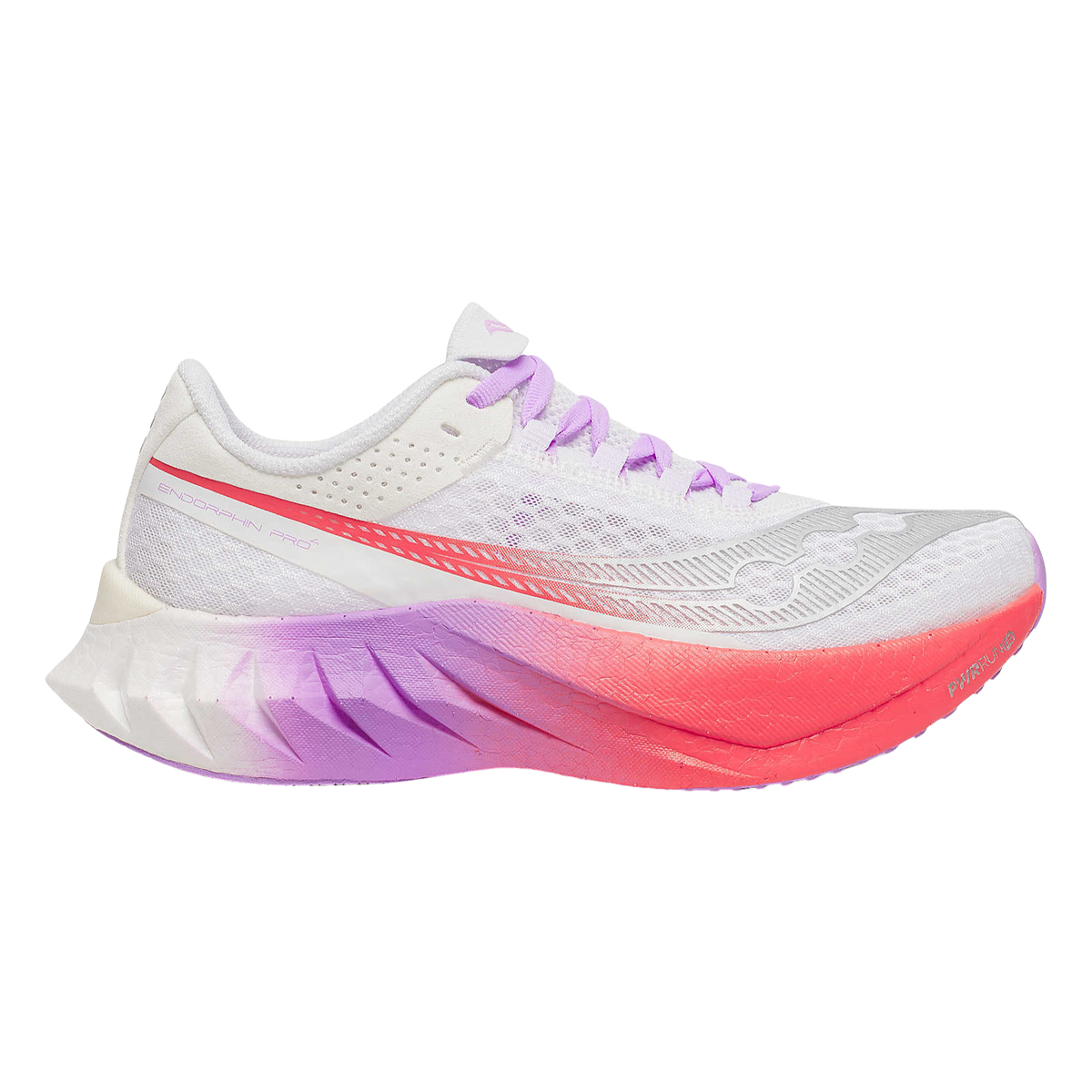 SAUCONY Endorphin Pro 4 Womens FOOTWEAR - Womens Carbon Plate WHITE/CROCUS