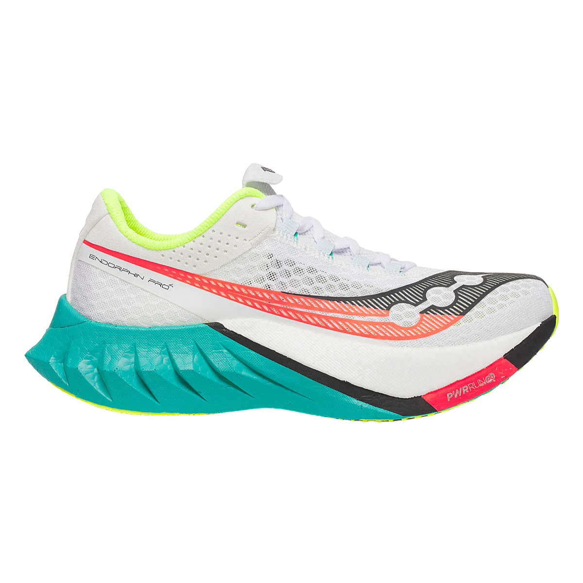SAUCONY Endorphin Pro 4 Womens FOOTWEAR - Womens Carbon Plate WHITE/MUTANT