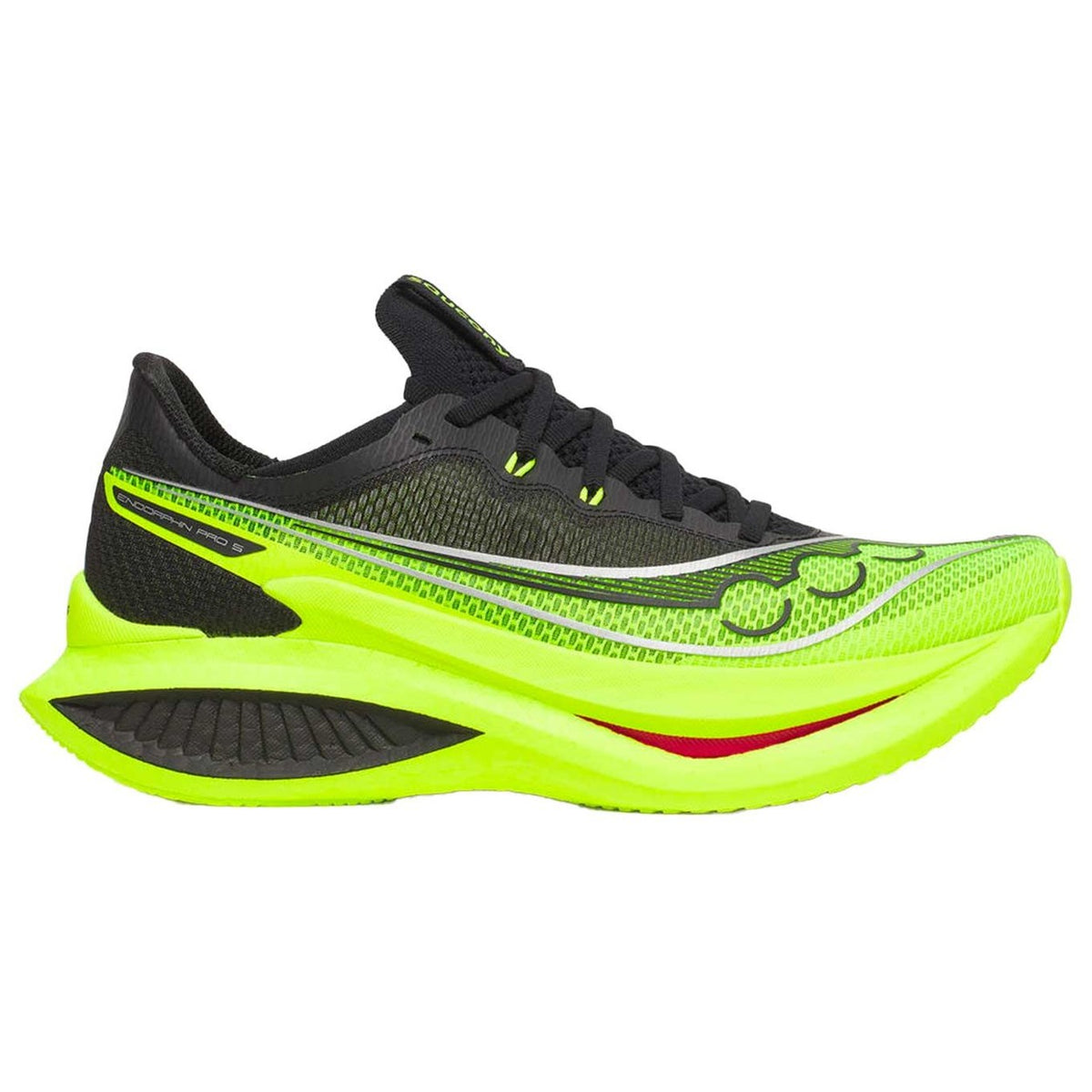 SAUCONY Endorphin Pro 5 Mens FOOTWEAR - Mens Carbon Plate CITRON/BLACK