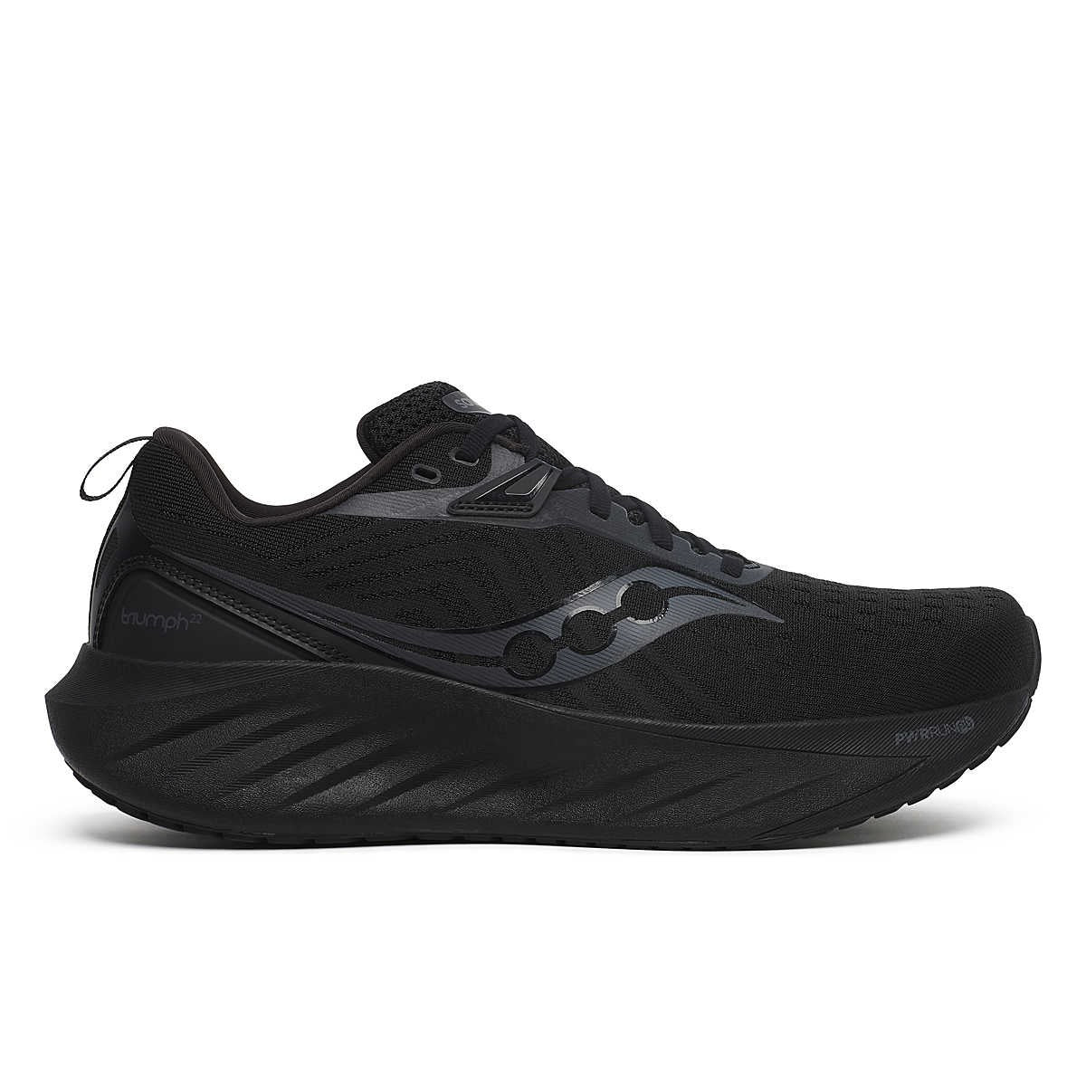 SAUCONY Triumph 22 Mens FOOTWEAR - Mens Neutral Cushioned TRIPLE BLACK