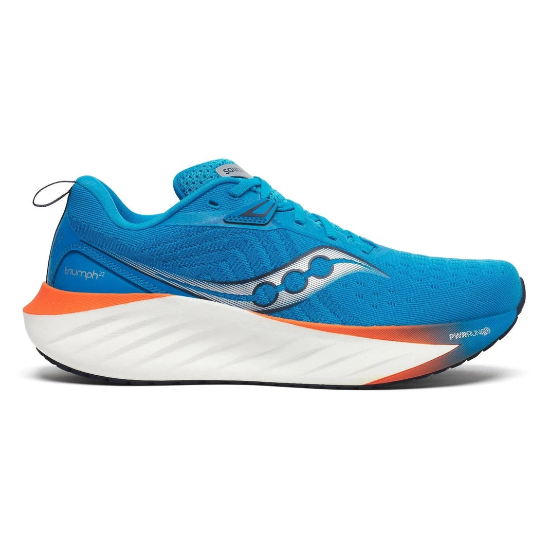 SAUCONY Triumph 22 Mens FOOTWEAR - Mens Neutral Cushioned VIZIBLUE / PEPPER