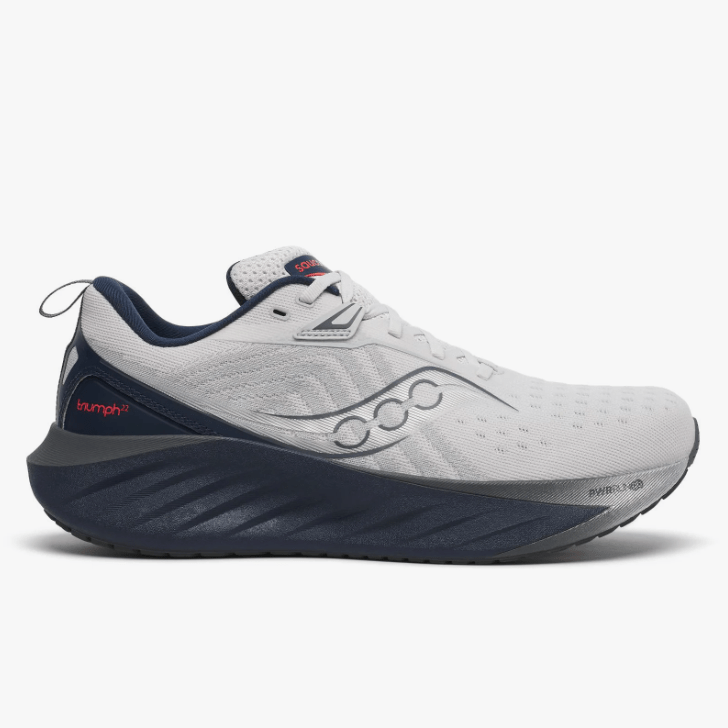 SAUCONY Triumph 22 Mens FOOTWEAR - Mens Neutral Cushioned CLOUD / NAVY