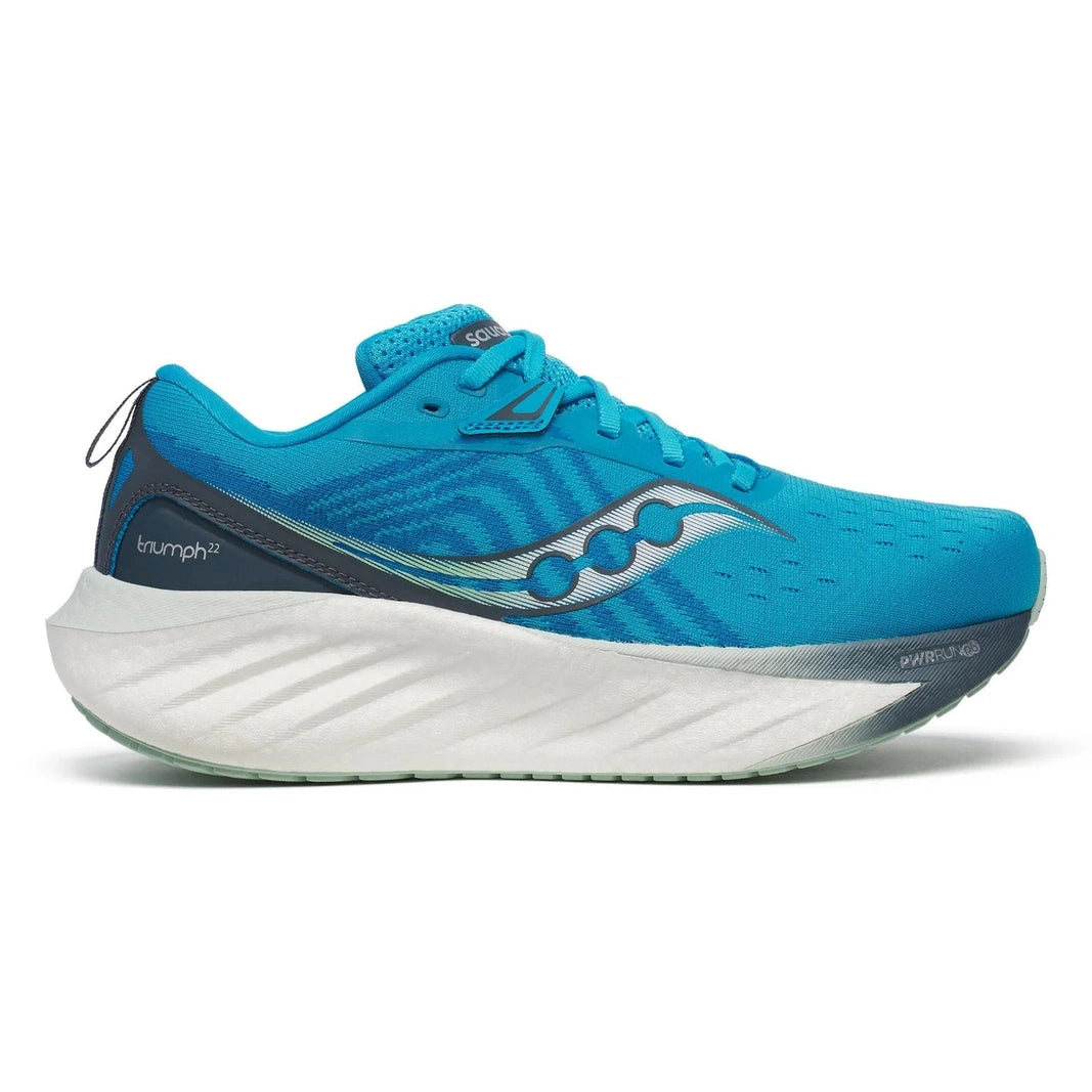 Saucony Triumph 22 Womens FOOTWEAR - Womens Neutral Cushioned VIZIBLUE / DUSK