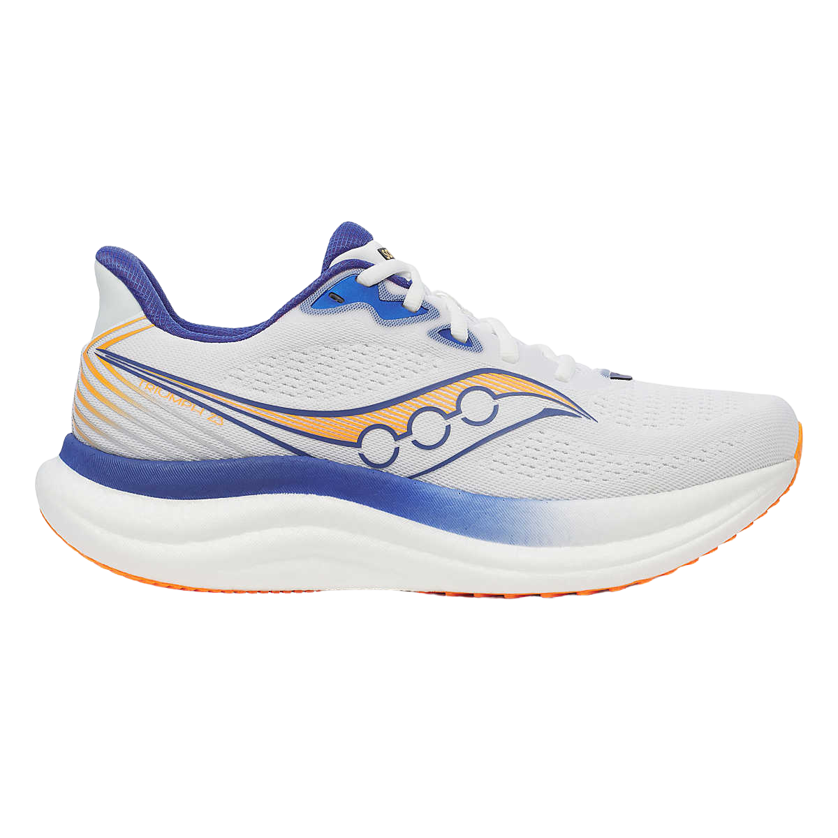 SAUCONY Triumph 23 Mens FOOTWEAR - Mens Neutral Cushioned WHITE/AZURITE