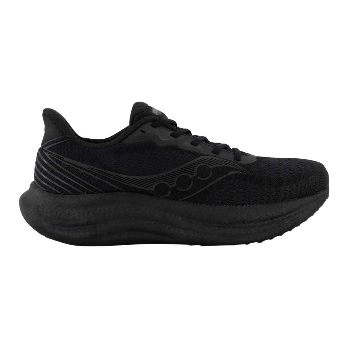 SAUCONY Triumph 23 Mens FOOTWEAR - Mens Neutral Cushioned TRIPLE BLACK