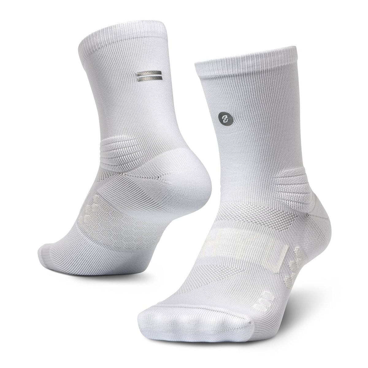 SHYU Racing Half Crew Sock GEAR - Socks WHITE / WHITE / WHITE