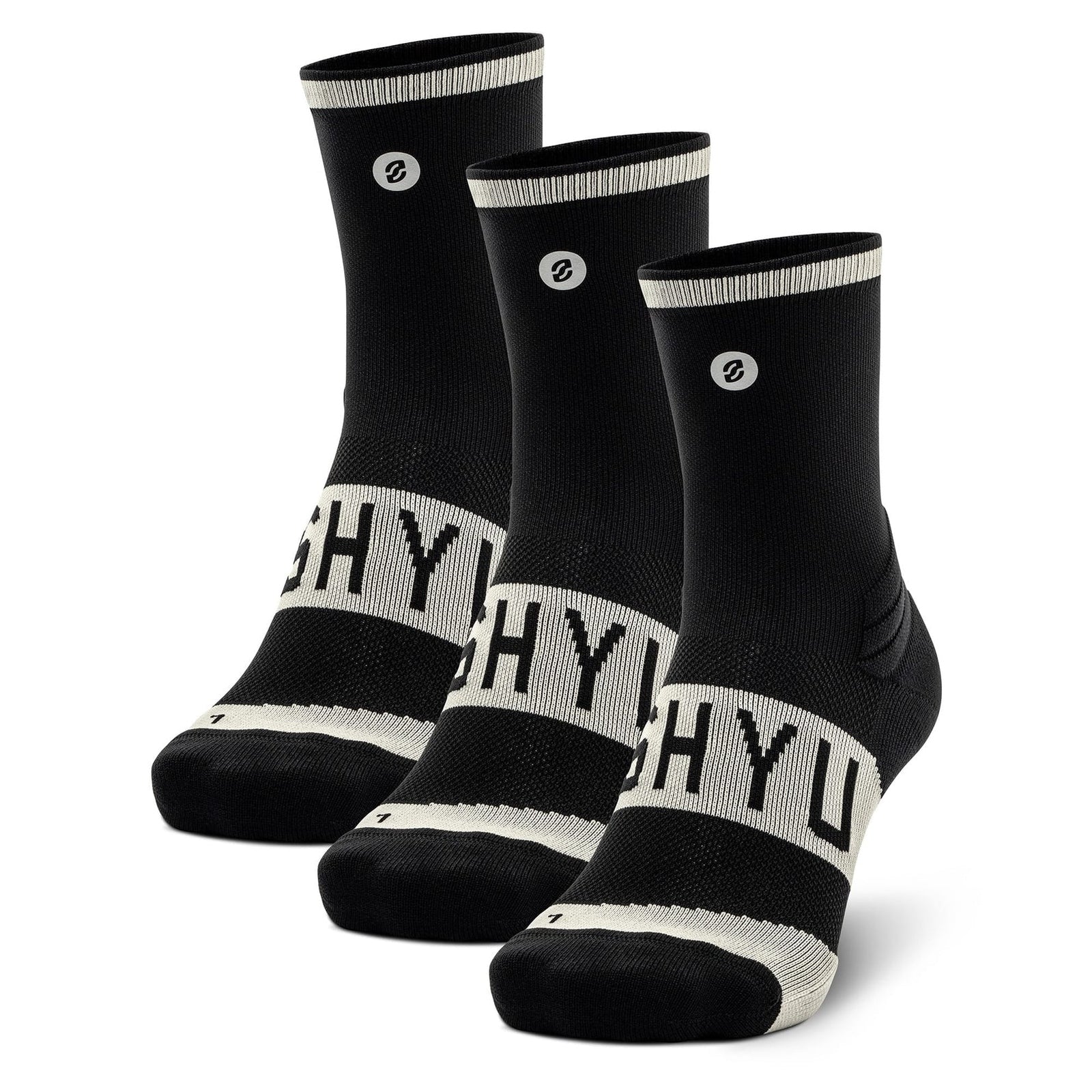 SHYU Training 3-Pack Sock GEAR - Socks WHITE