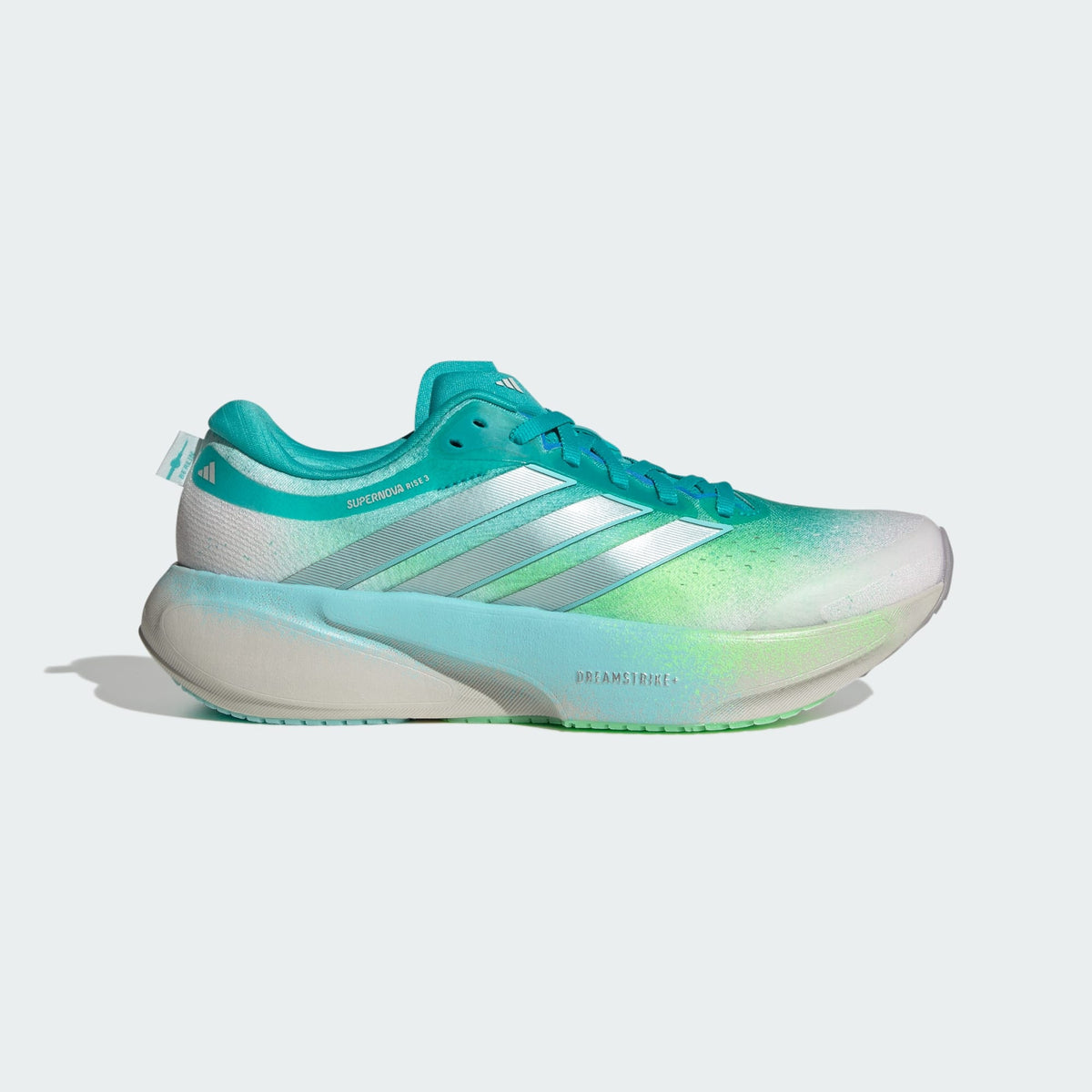ADIDAS Supernova Rise 3 Womens FOOTWEAR - Womens Neutral Cushioned GREY ONE/SILVER METALLIC/FLASH AQUA
